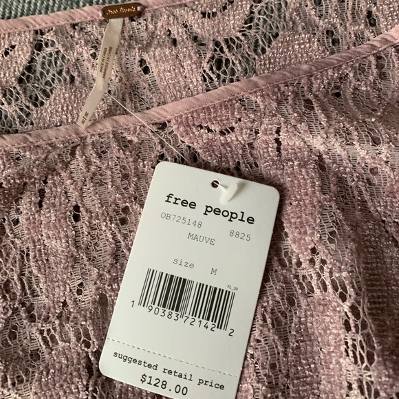 Free People Ruby Crochet Lace Boho Mini Dress - Picture 5 of 7